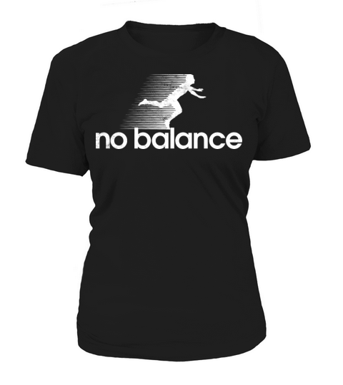 No Balance White Retro Funny Running Women's T-Shirt