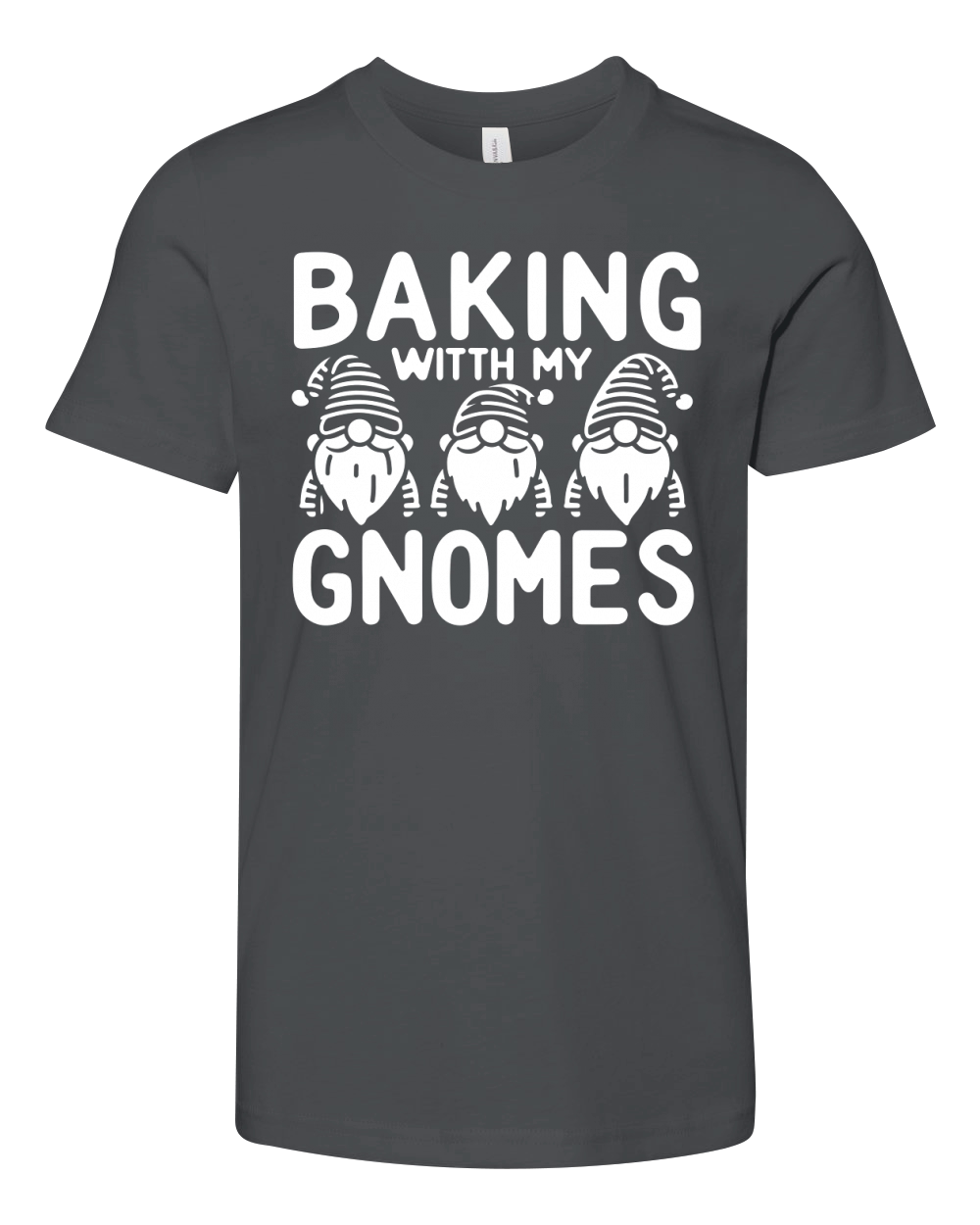 Baking With My Gnomes 3 Youth Unisex Jersey Tee