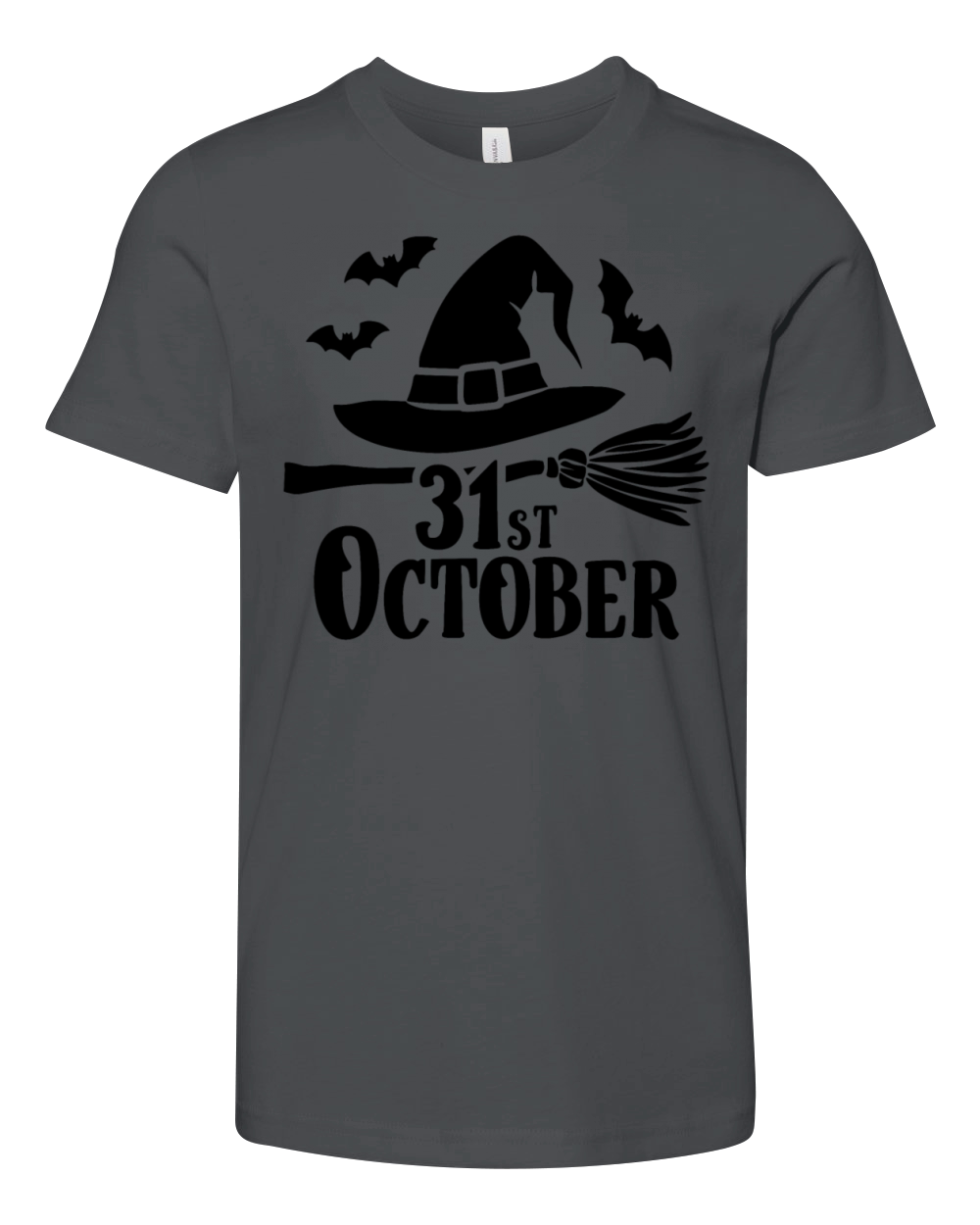 Halloween Saying Quote 31st October Youth Unisex Jersey Tee
