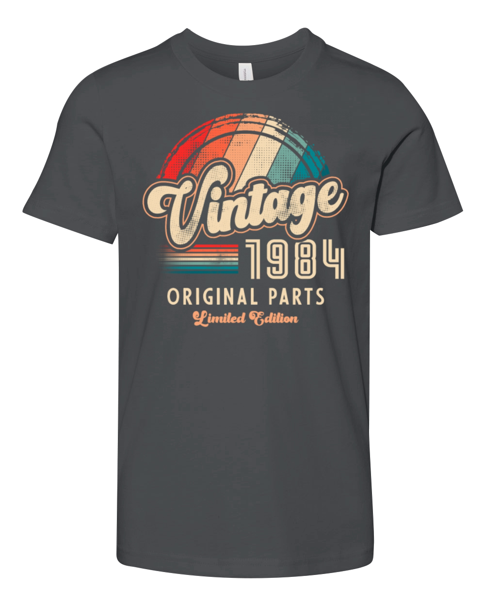 Vintage 1984 Birthday Retro Youth Unisex Jersey Tee