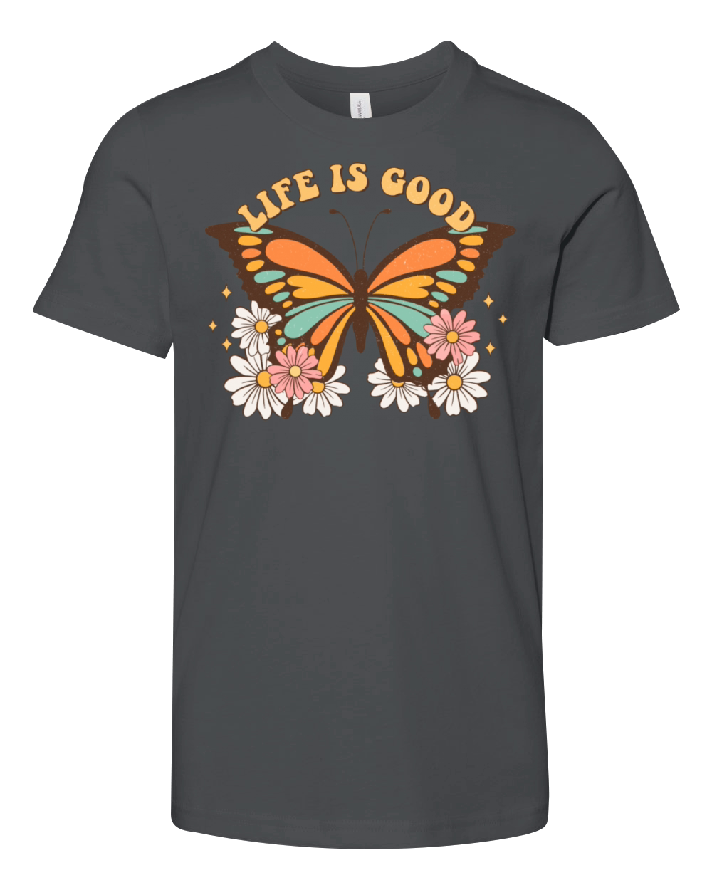 Vintage Butterfly Youth Unisex Jersey Tee