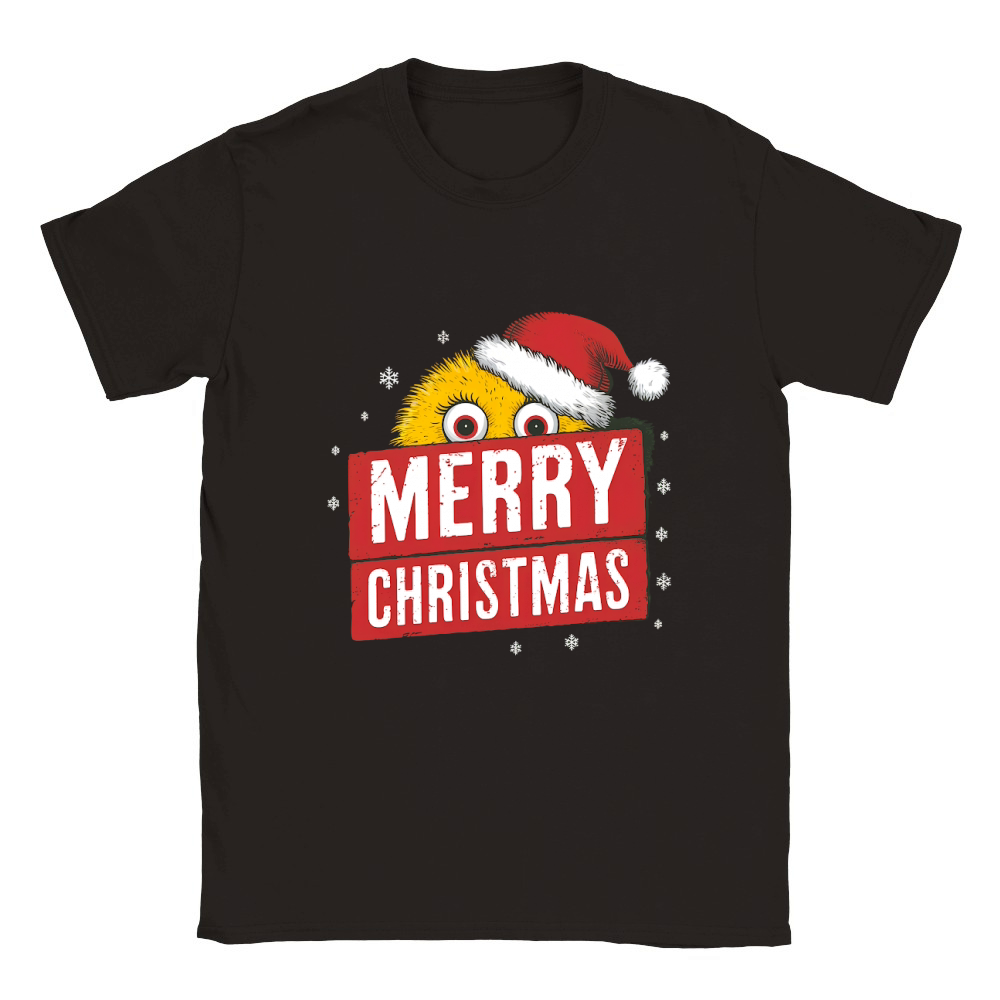 2. Merry Christmas Classic Kids Crewneck T-shirt