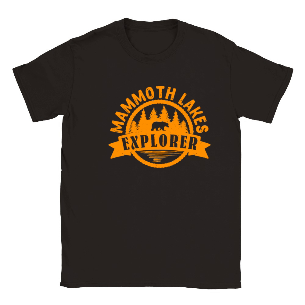 MAMMOTH LAKES EXPLORER Golden State Vintage Classic Kids Crewneck T-shirt