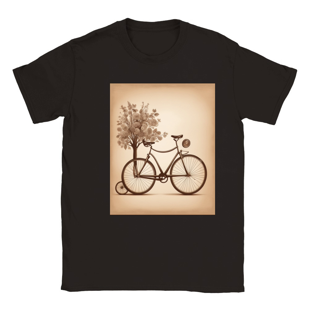 vintage bicycle T-Shirt Designs Classic Kids Crewneck T-shirt