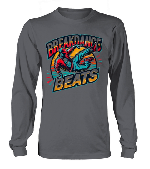 Breakdance Beats Vibrant - Retro Vintage Shirt Long sleeved Unisex