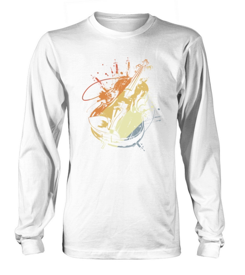 Violin Vintage Look Long sleeved Unisex