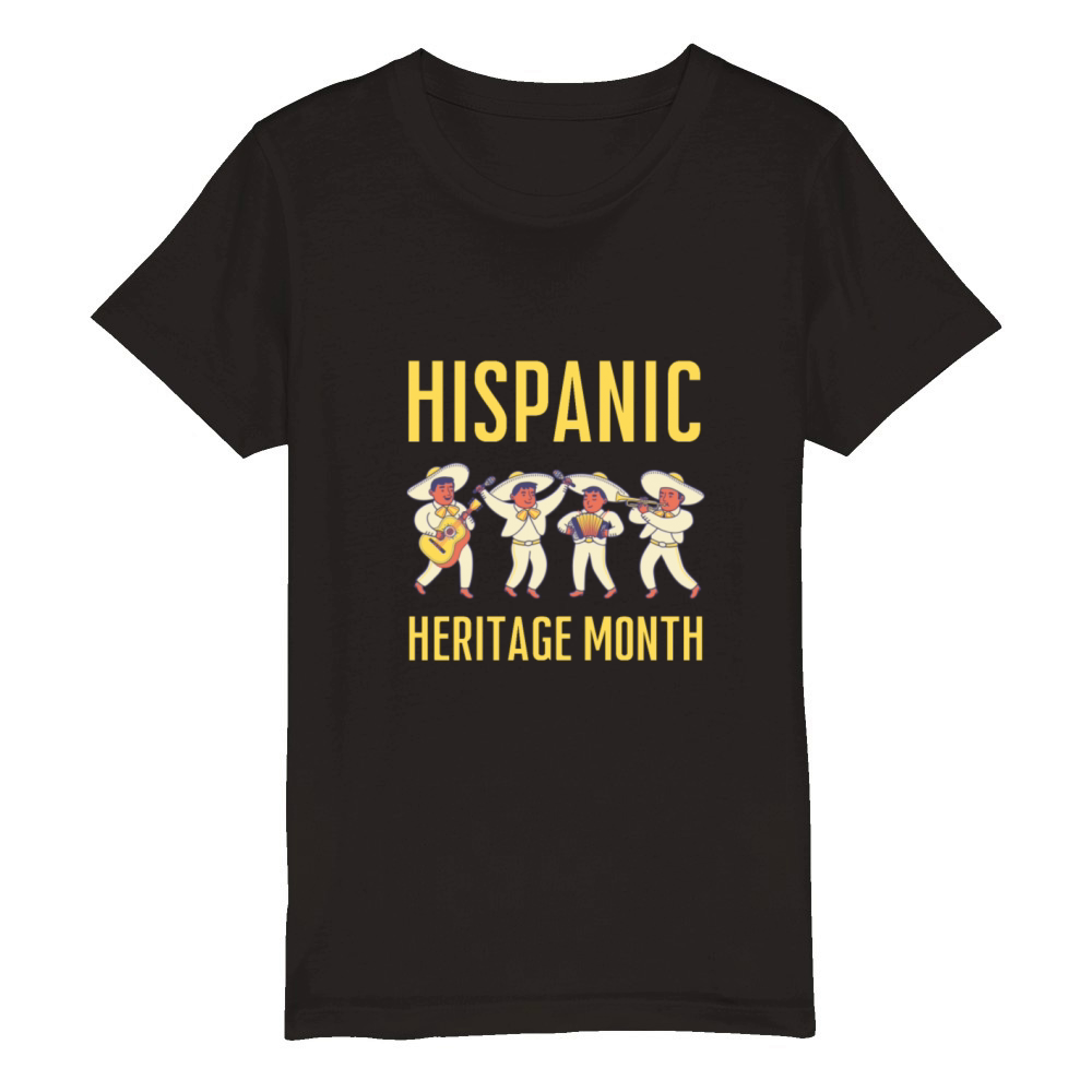 Hispanic Heritage Month Organic Kids Crewneck T-shirt