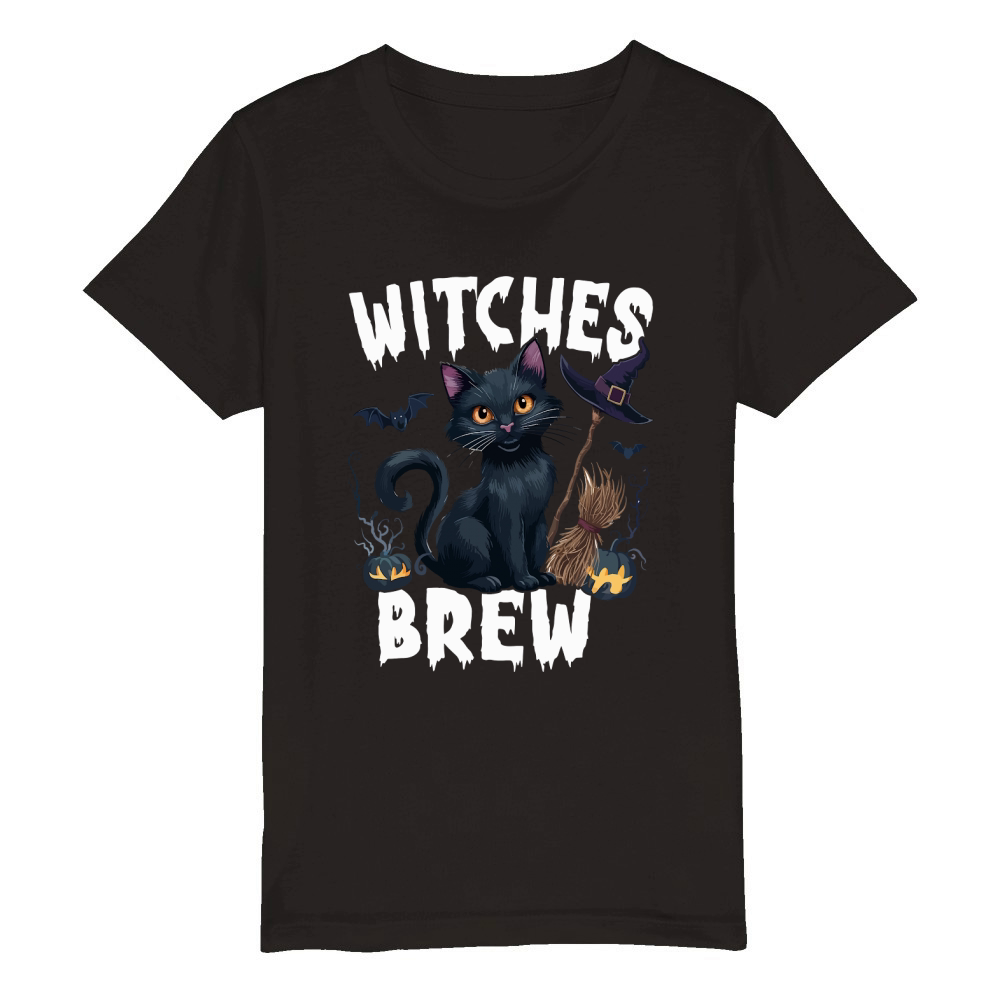 Witches Brew Organic Kids Crewneck T-shirt