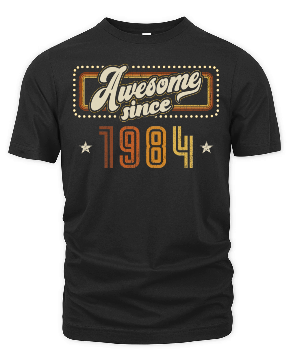 Awesome since 1984 Birthday Organic Unisex T-shirt