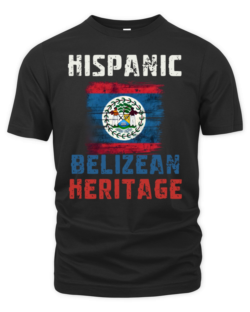 Belizean Heritage Pride - Hispanic Heritage Month Organic Unisex T-shirt