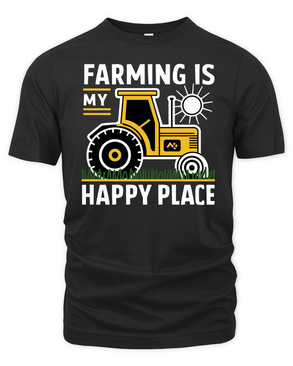 Farming is My Happy Place Organic Unisex T-shirt