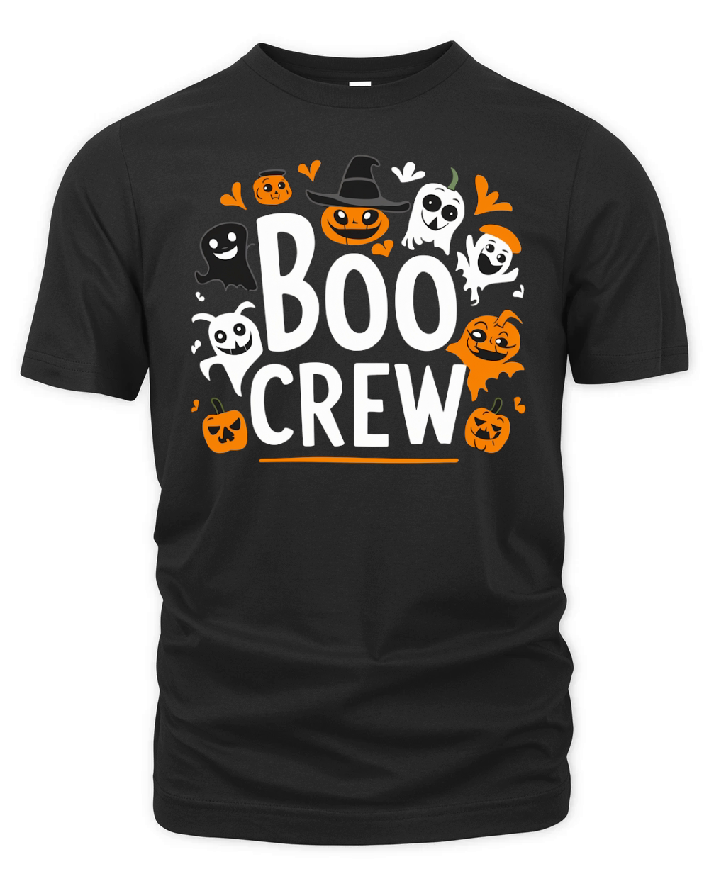 Halloween Boo Crew Organic Unisex T-shirt