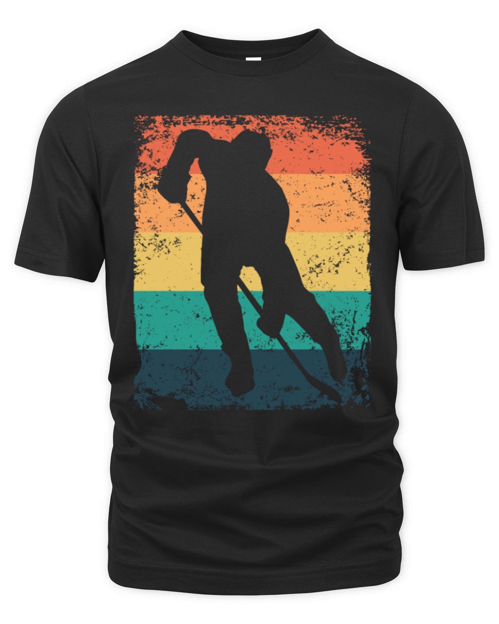 Ice Hockey Player Vintage Ice Hockey Organic Unisex T-shirt