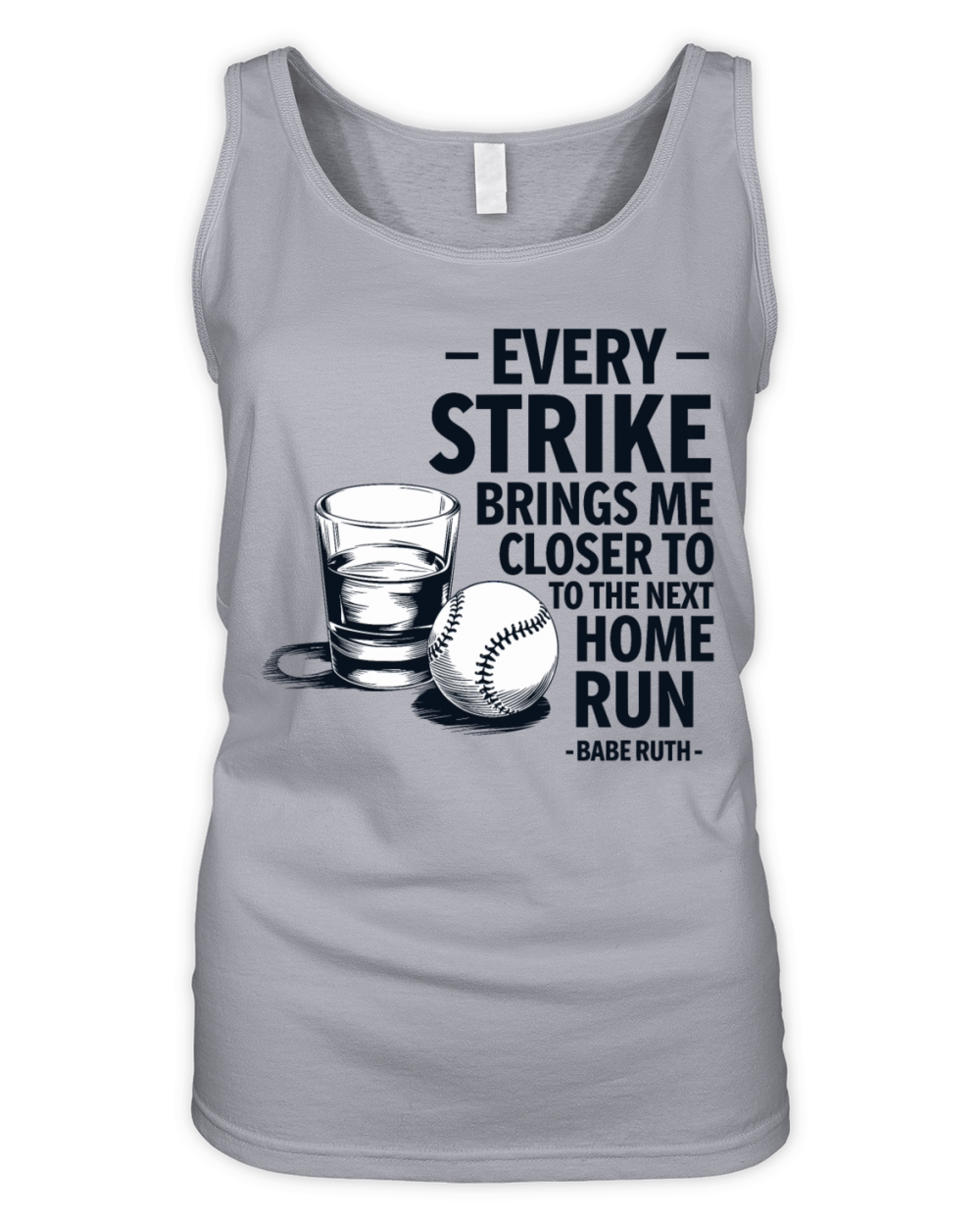 Baseball Babe Ruth Saying Sports Quote Organic Women's Tank Top