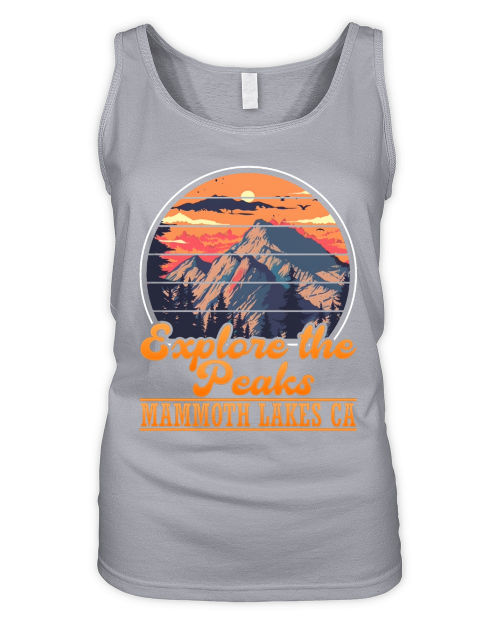 California EXPLORE THE PEAKS OF MAMMOTH LAKES CA Organic Women's Tank Top