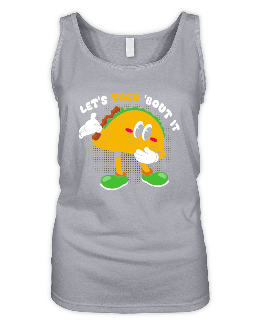 Lets Taco bout it Organic Women's Tank Top