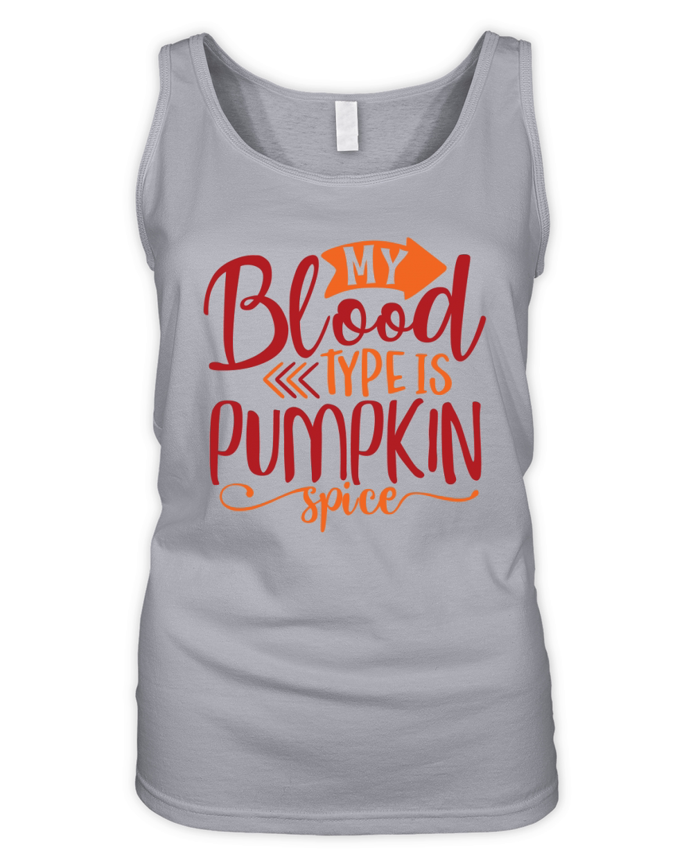 My blood type is pumpkin spice Organic Women's Tank Top