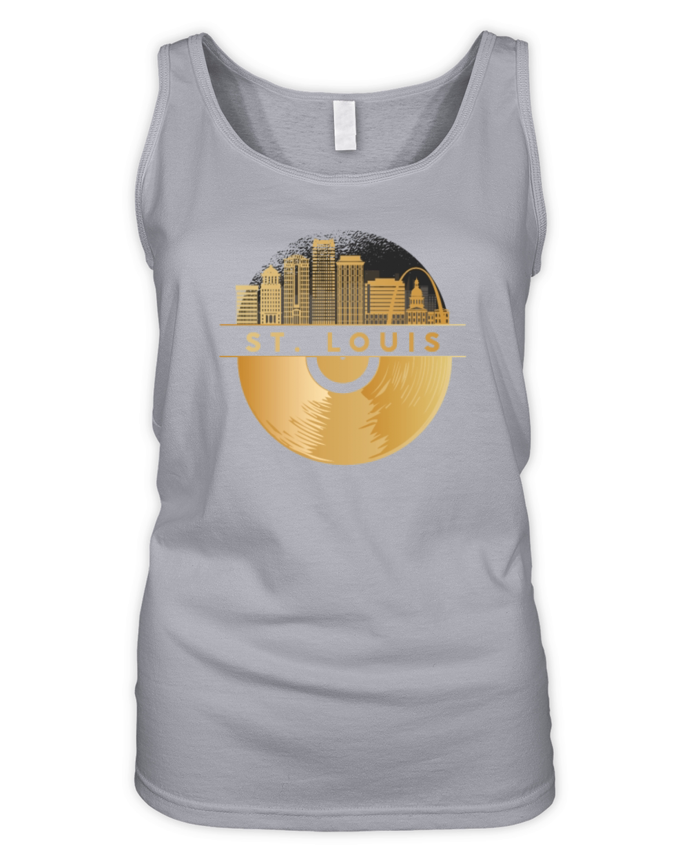 Vinyl-Record-Player Disco-Music Organic Women's Tank Top