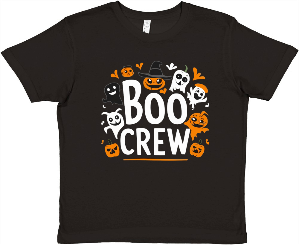 Halloween Boo Crew Premium Kids Crewneck T-shirt