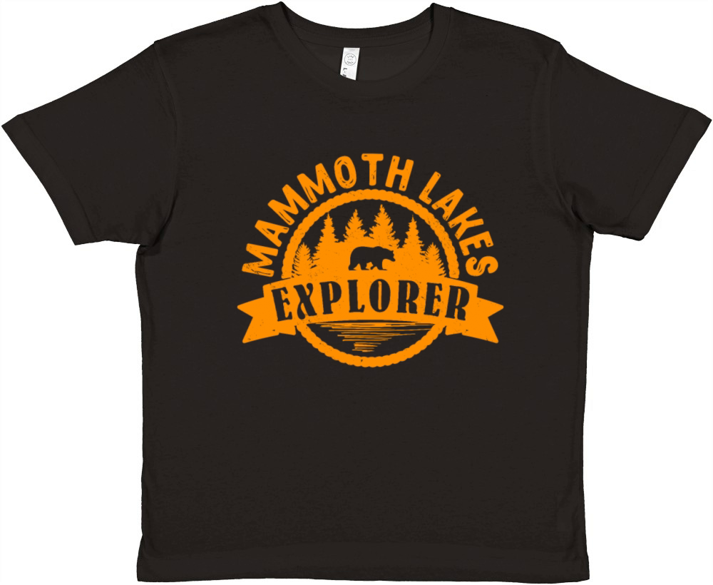 MAMMOTH LAKES EXPLORER Golden State Vintage Premium Kids Crewneck T-shirt