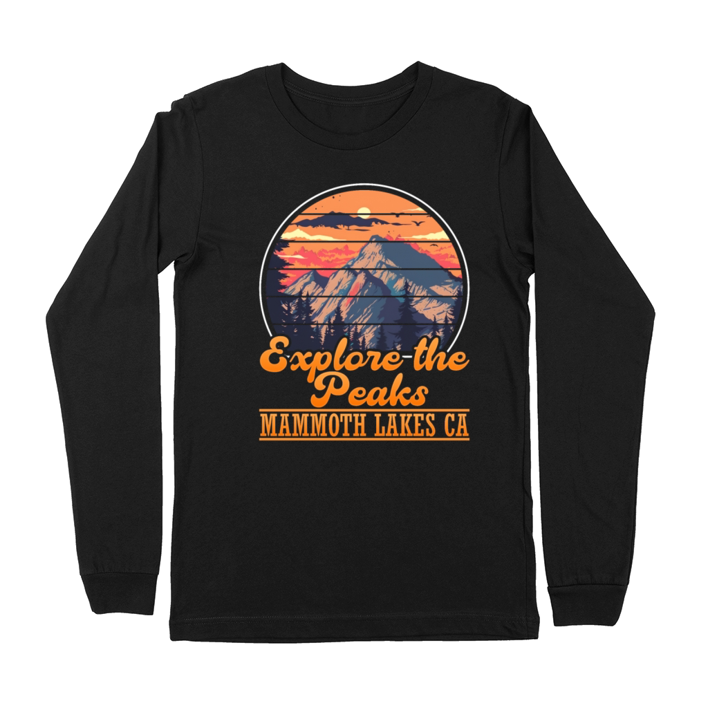 California EXPLORE THE PEAKS OF MAMMOTH LAKES CA Premium Long Sleeve