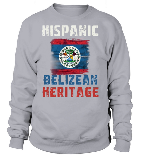 Belizean Heritage Pride - Hispanic Heritage Month Sweatshirt Unisex