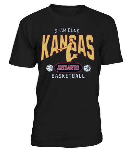 Kansas Slam Dunk Basketball T-Shirt Unisex