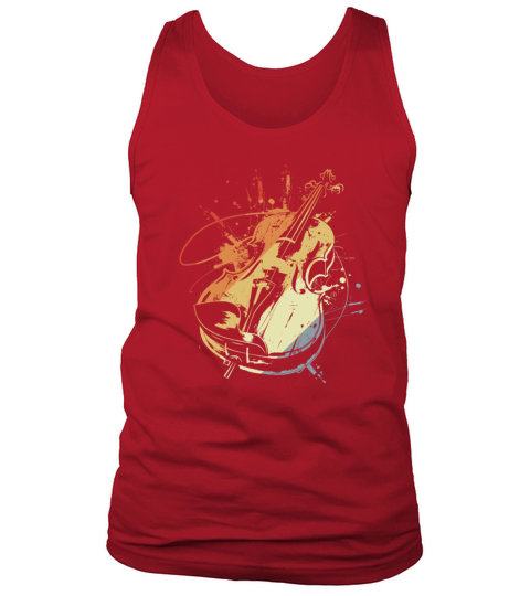 Violin Vintage Look Tank Top Unisex