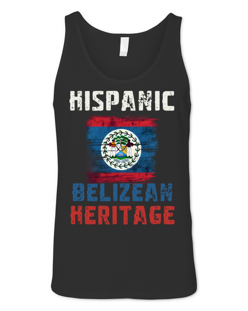 Belizean Heritage Pride - Hispanic Heritage Month Unisex Jersey Tank