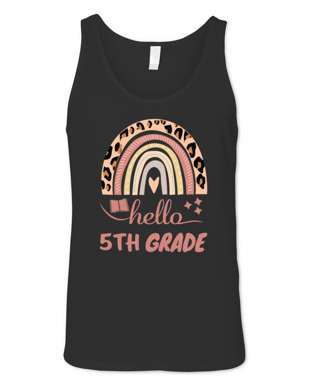 hello 5th grade shirt Unisex Jersey Tank