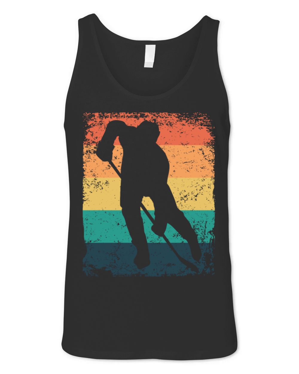 Ice Hockey Player Vintage Ice Hockey Unisex Jersey Tank
