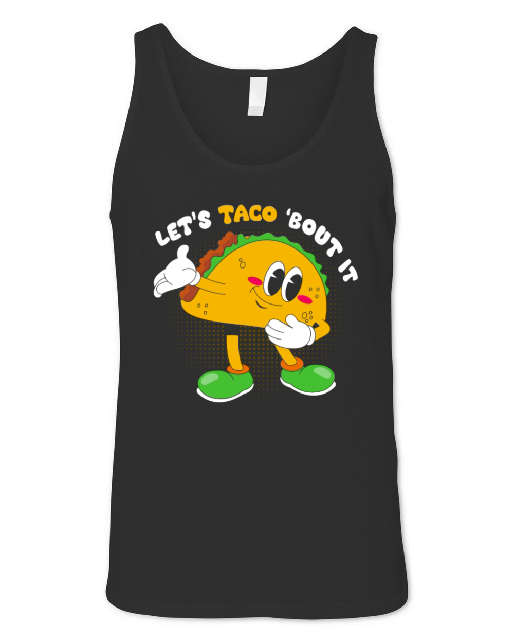 Lets Taco bout it Unisex Jersey Tank
