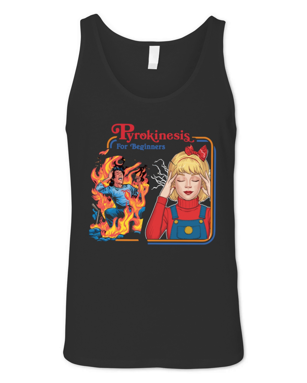 Pyrokinesis for Beginners Design Unisex Jersey Tank