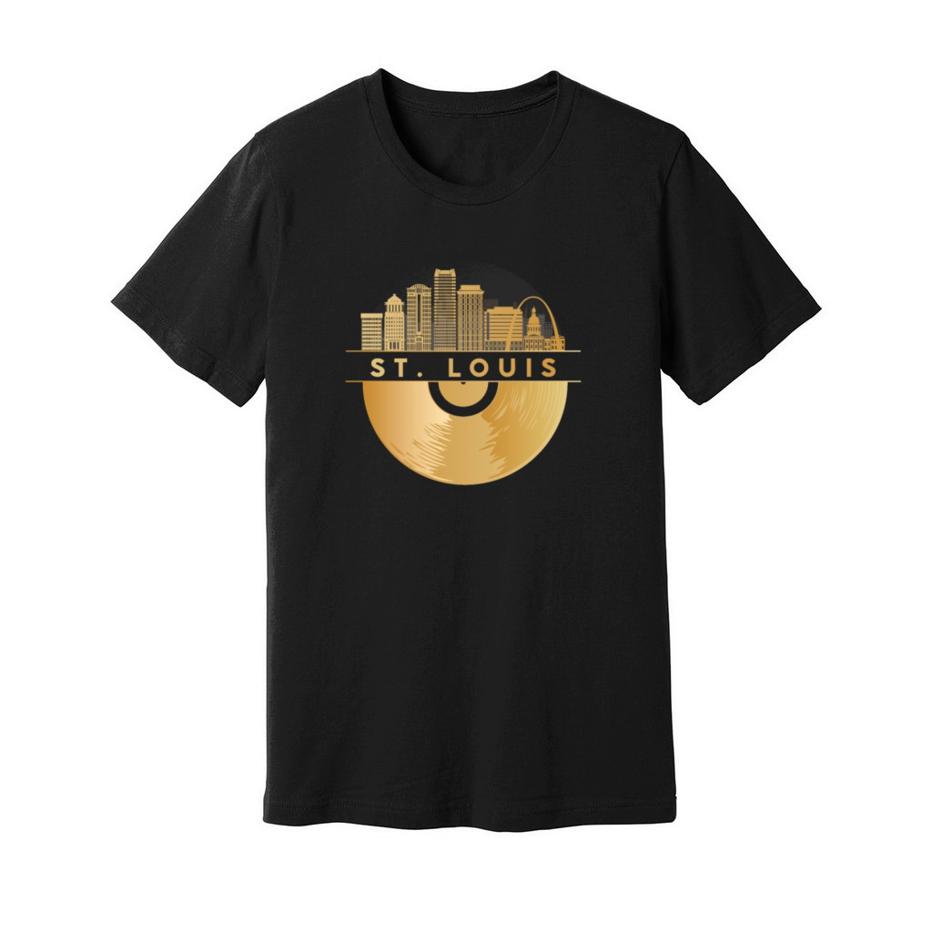 Vinyl-Record-Player Disco-Music Unisex Jersey Tee
