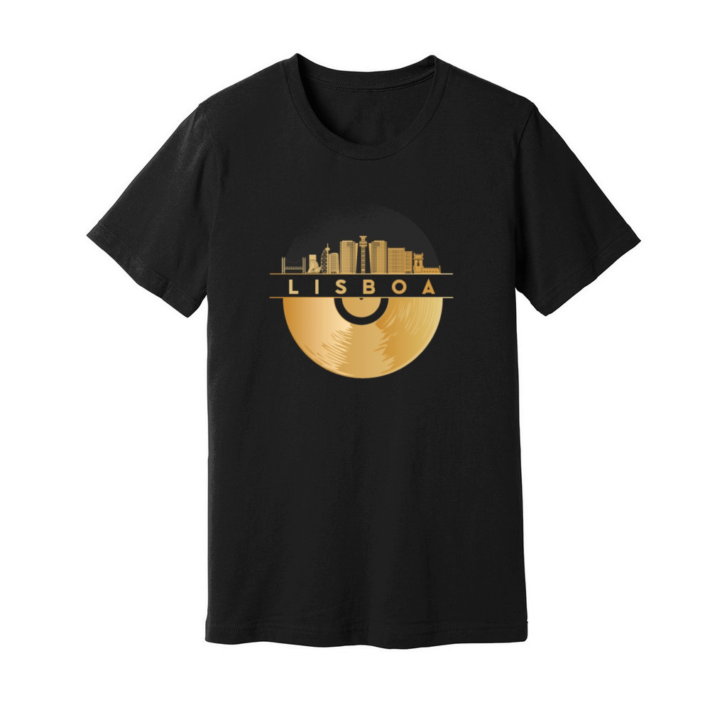 Vinyl-Record-Player Music Unisex Jersey Tee