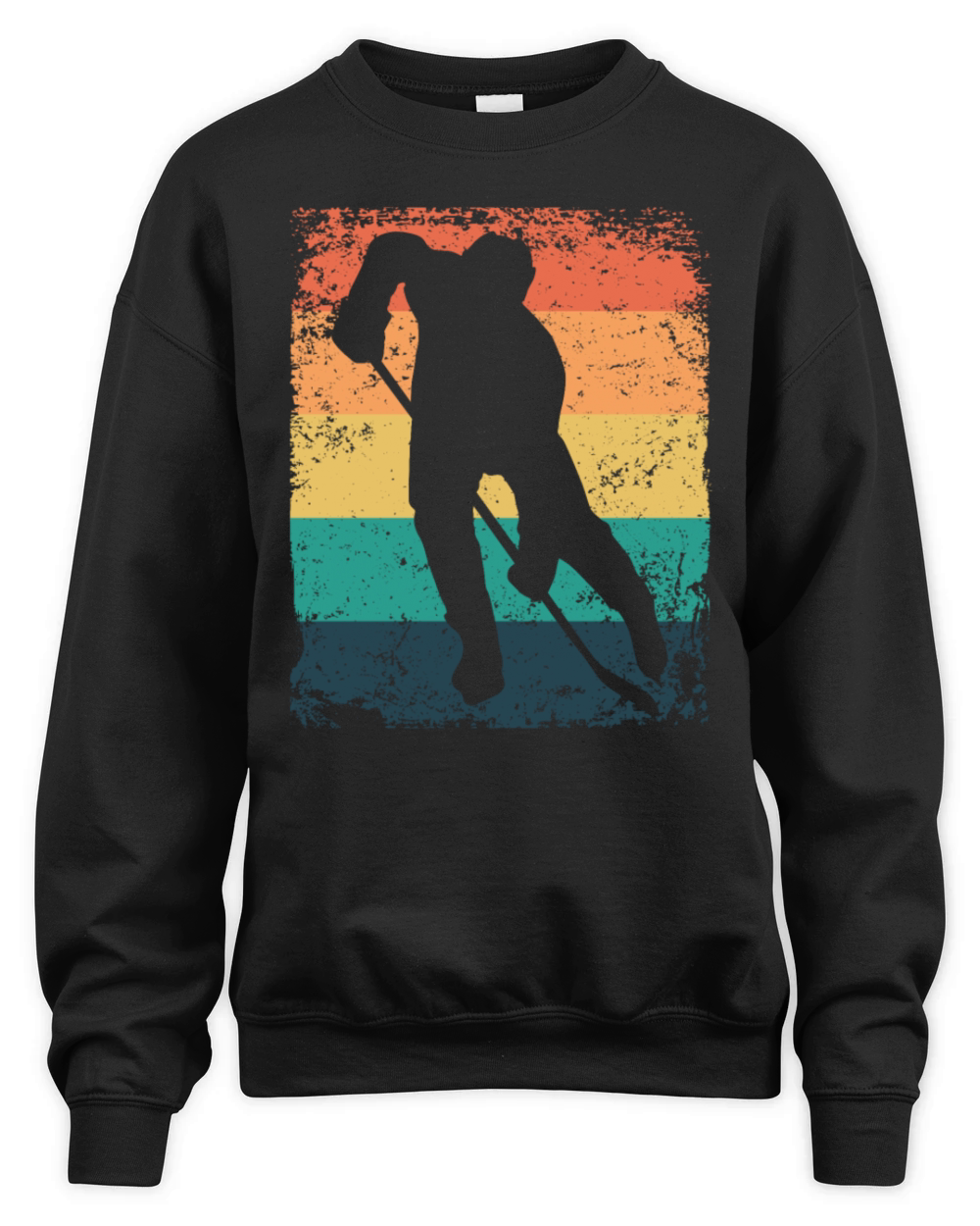 Ice Hockey Player Vintage Ice Hockey Unisex Premium Crewneck Sweatshirt