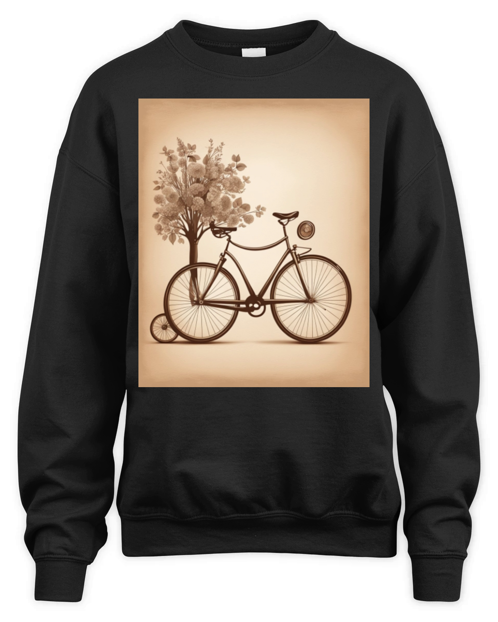 vintage bicycle T-Shirt Designs Unisex Premium Crewneck Sweatshirt