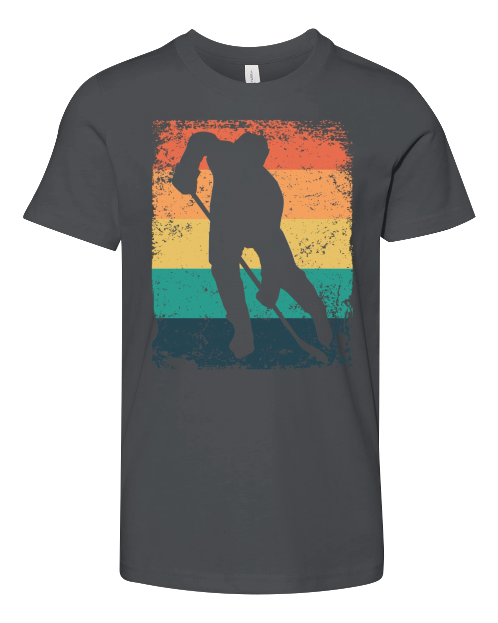 Ice Hockey Player Vintage Ice Hockey Youth Unisex Jersey Tee