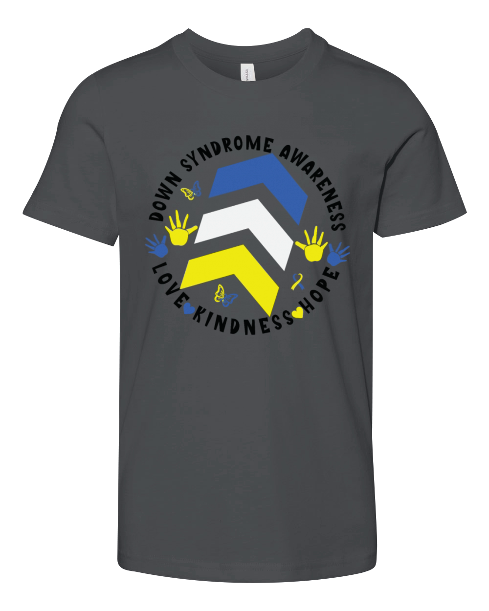 Trisomy 21 Down Syndrome Extra Three Chromosome Youth Unisex Jersey Tee