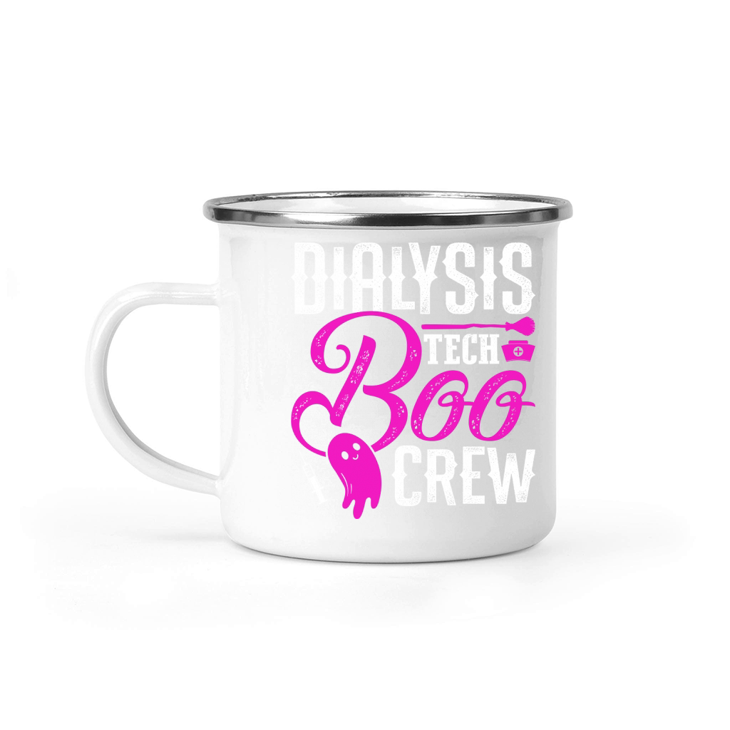 Halloween dialysis tech boo crew Camping Mug