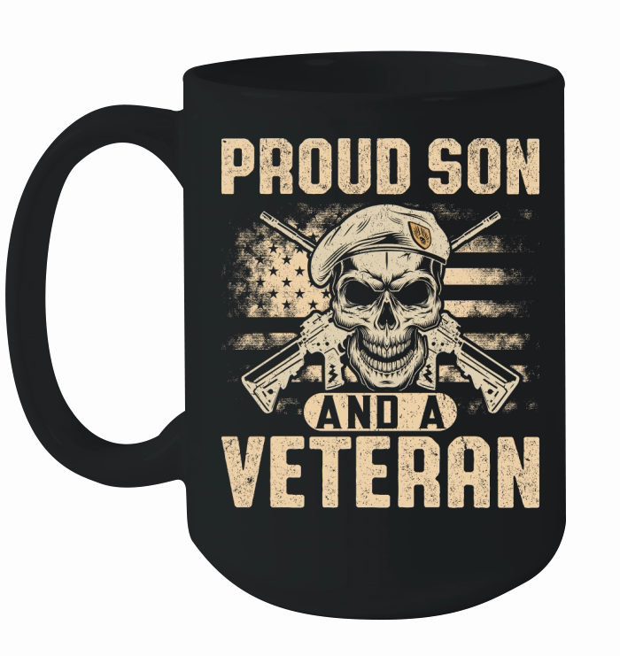 Proud Son Of A Veteran Ceramic Mug