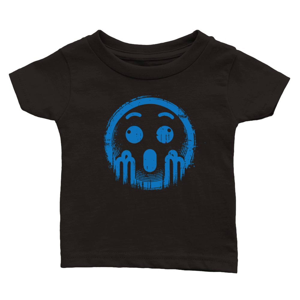 Suprising Blue Face Classic Baby Crewneck T-shirt