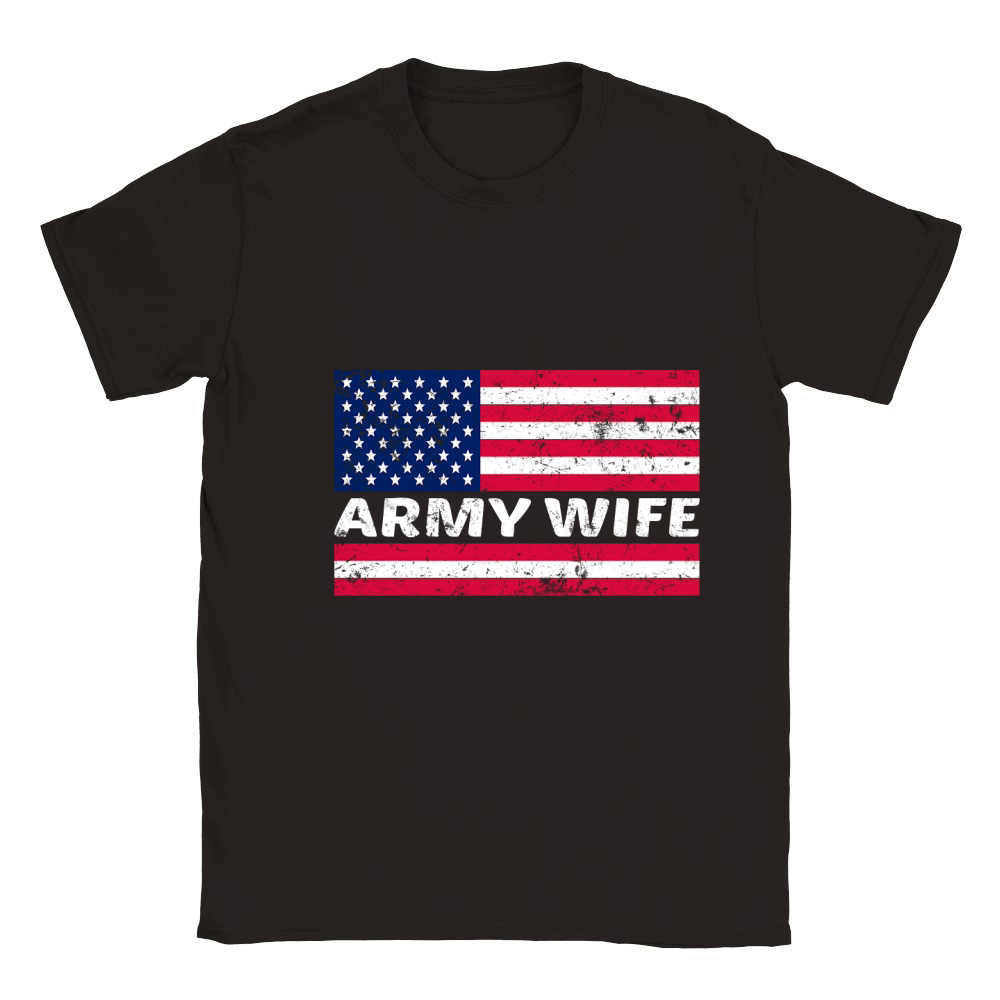 Army wife 02 Classic Kids Crewneck T-shirt