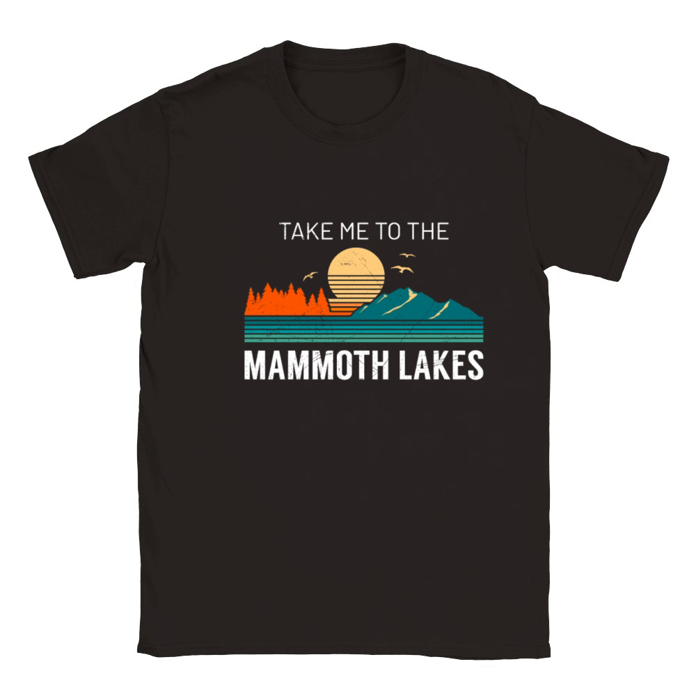 California TAKE ME TO THE MAMMOTH LAKES Vintage Classic Kids Crewneck T-shirt