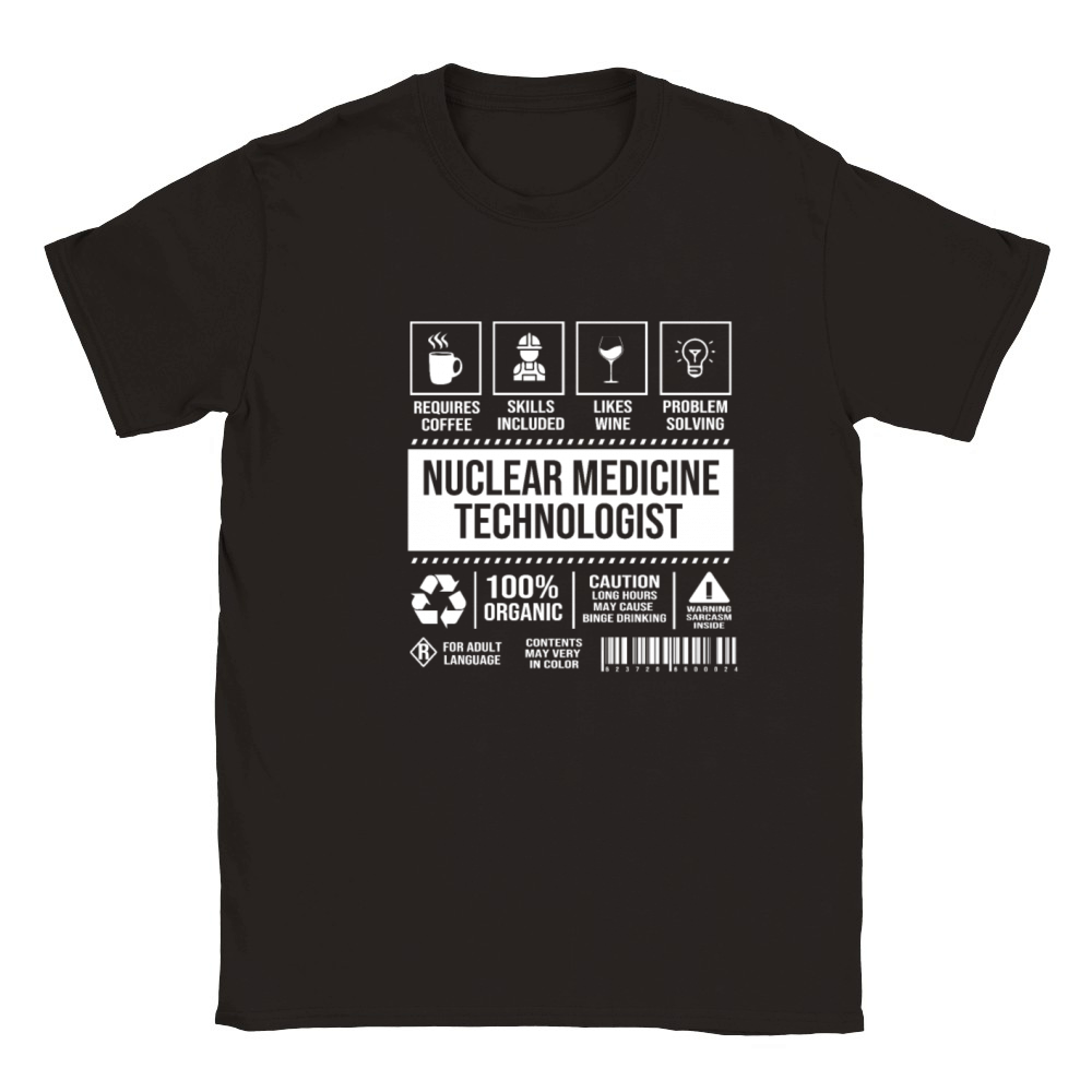 Retro Vintage Nuclear Medicine Nuc Med Tech Classic Kids Crewneck T-shirt