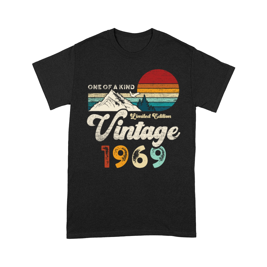 Vintage 1969 Birthday Mountains Comfort T-shirt