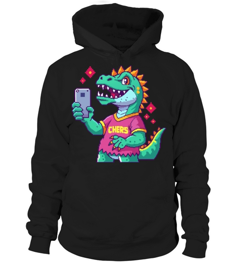 dinosaur selfi Hoodie Unisex
