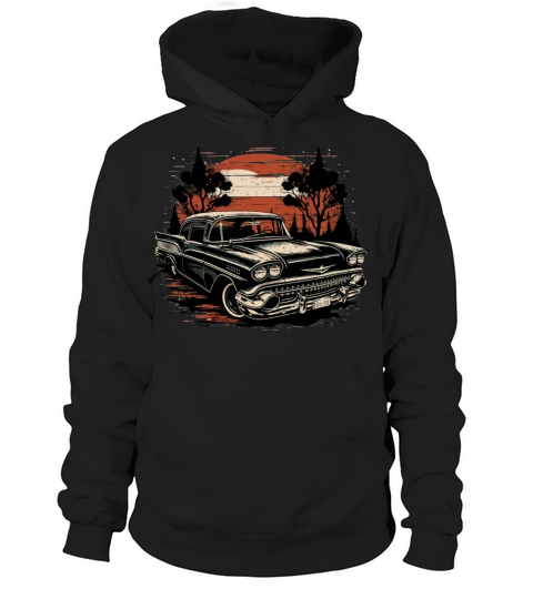 Vintage Retro Classic Car Lover For Car Enthusiast Hoodie Unisex