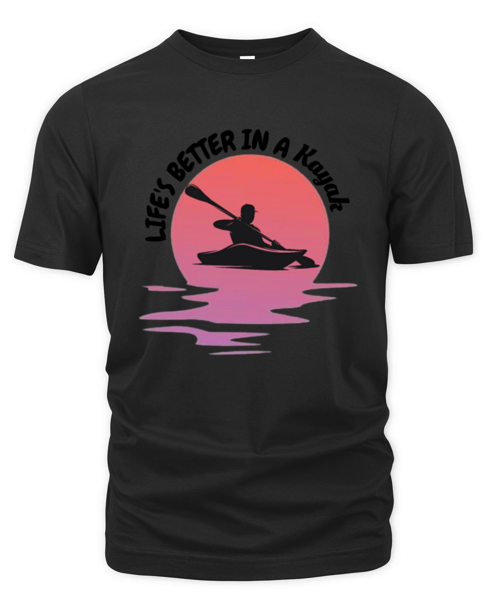 Life’s Better in a Kayak Organic Unisex T-shirt