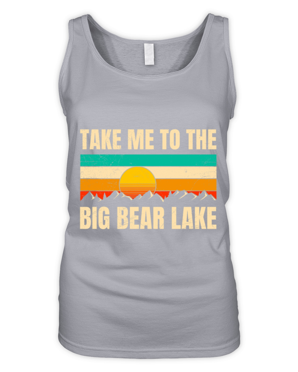 California TAKE ME TO THE BIG BEAR LAKE Vintage Organic Women's Tank Top